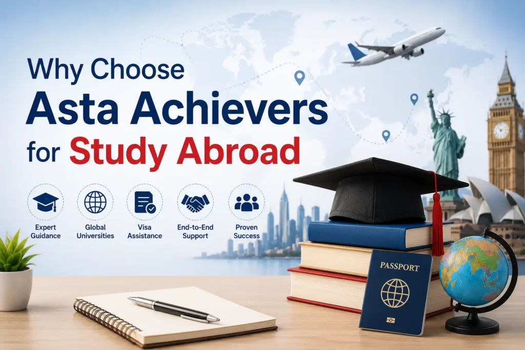 Why Choose Asta Achievers for Study Abroad